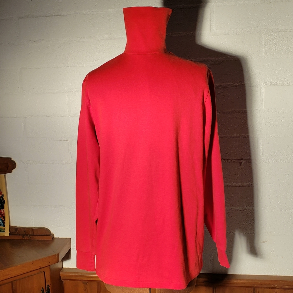 VTG NorthWest Passage red turtleneck sweater Large